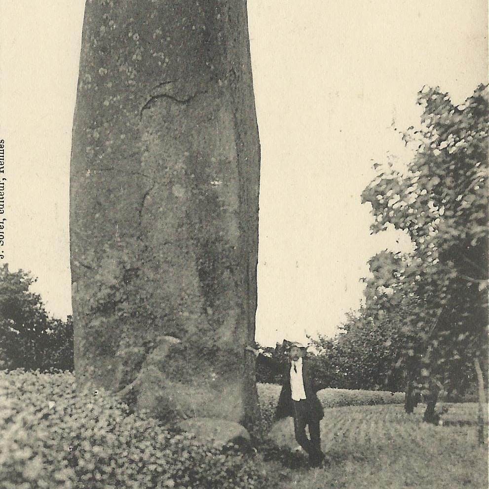 The menhir of Champ Dolent –&nbsp;Brittany