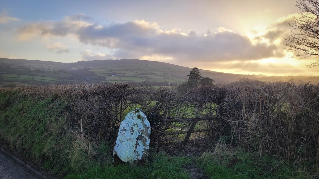 A walk from Maen Colman to The Cilwendeg Shell Hermitage